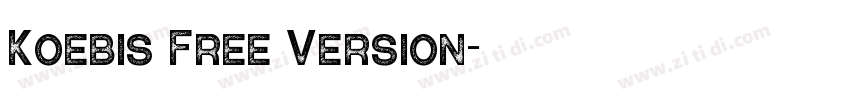 Koebis Free Version字体转换